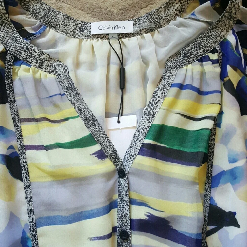 NWT Calvin Klein blouse - Picture 2 of 5